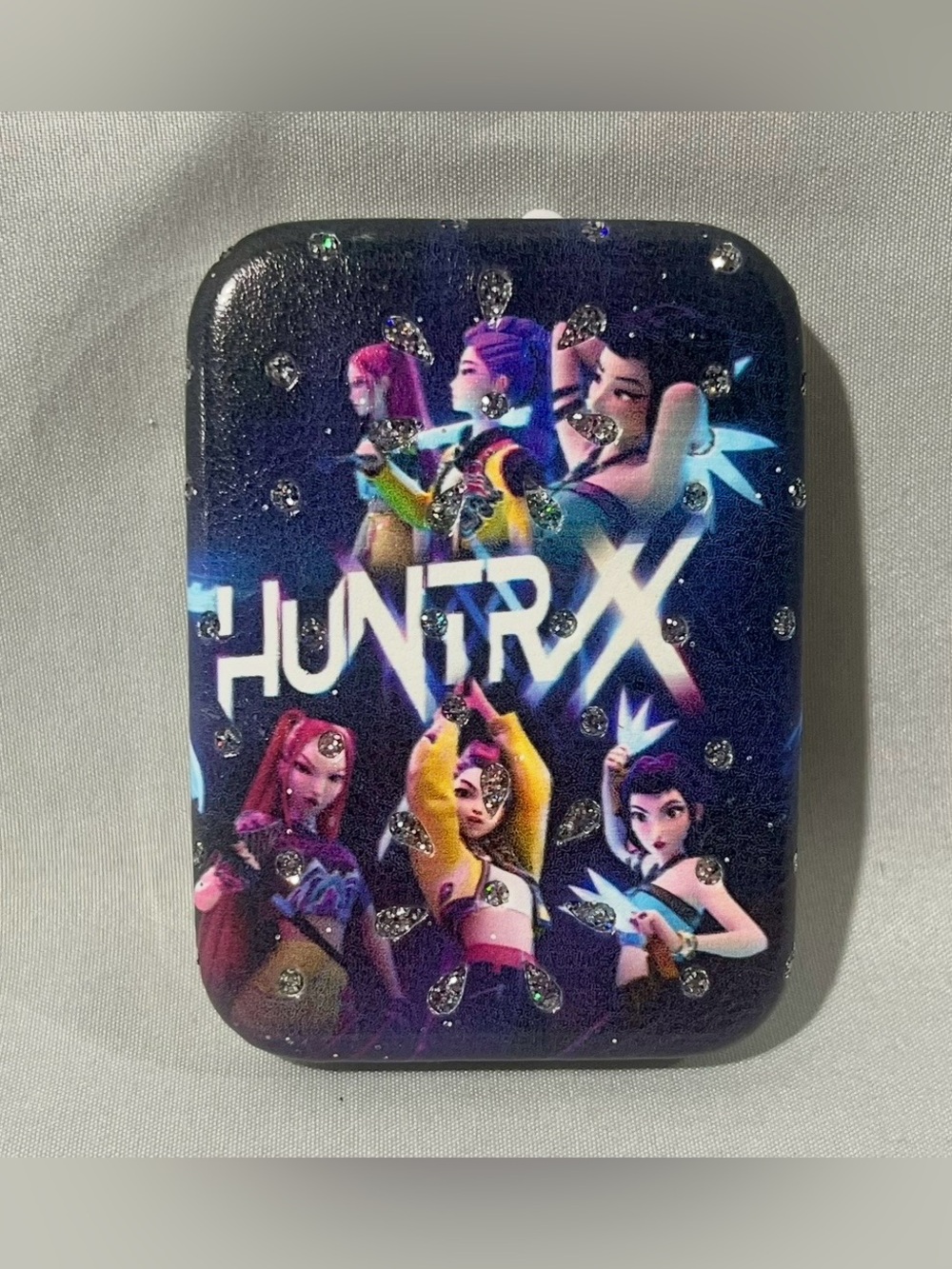 K-pop HUNTRX Glitter Character Compact Mirror - Multicolor